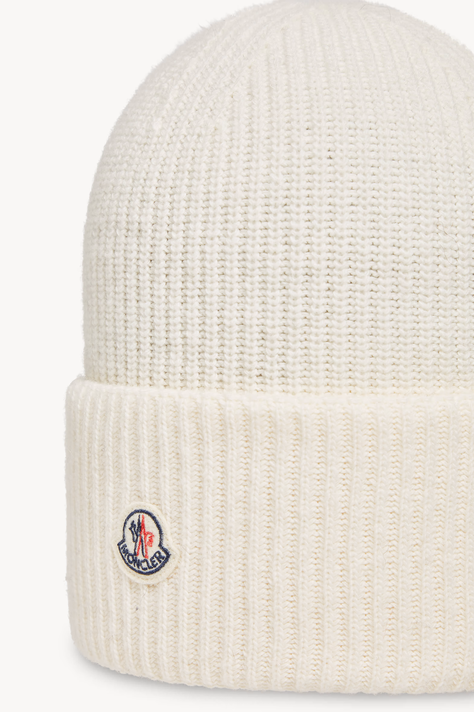 Wool Beanie Women White Moncler 3